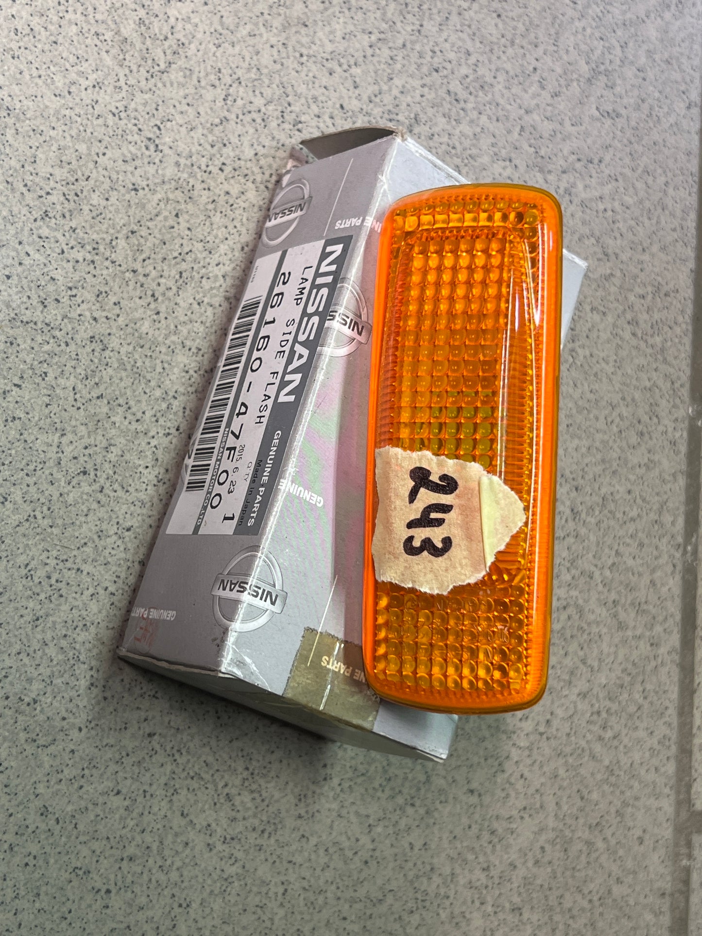 S13 Side Markers Amber SET L+R -  JDM 180SX
